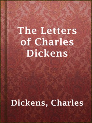 cover image of The Letters of Charles Dickens